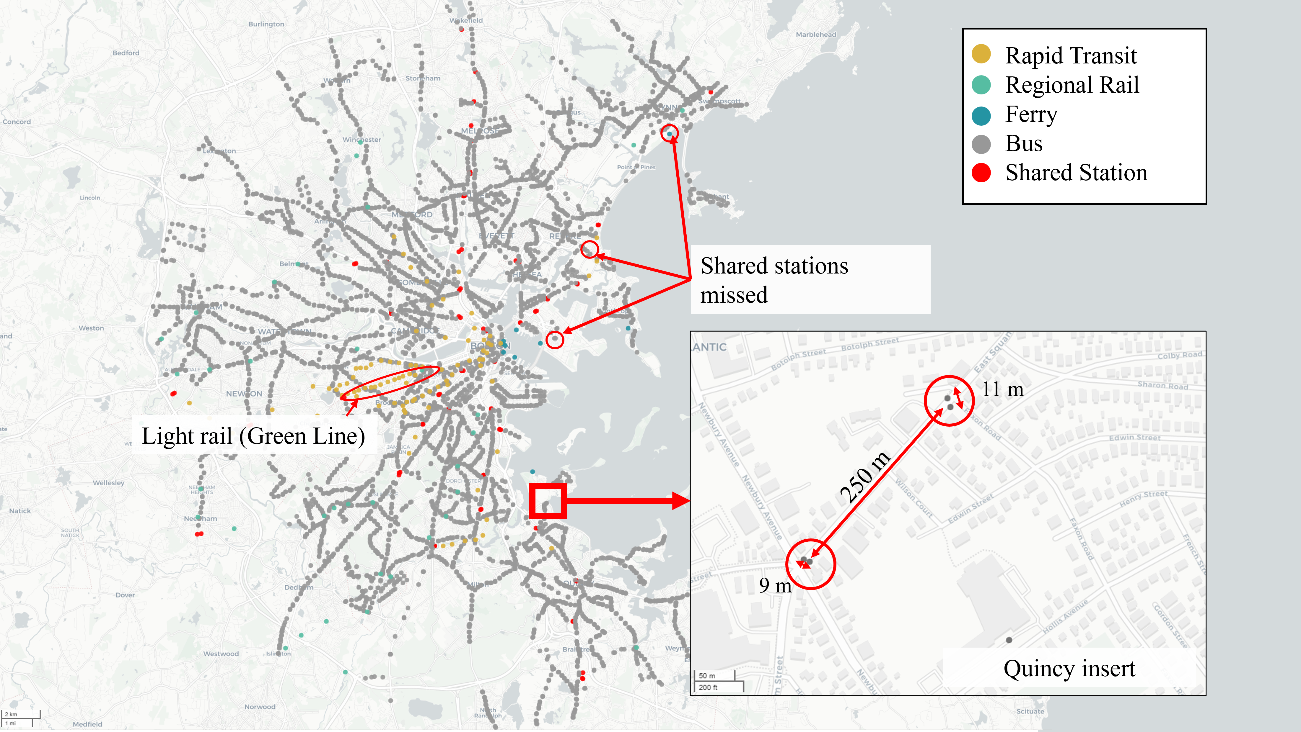 Parent station encoding map
